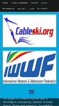 Mobile Screenshot of cableski.org